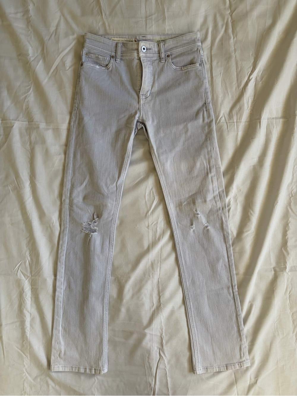 Pilcro and the letterpress by Anthropologie Slim Straight Jeans Light Wash 25